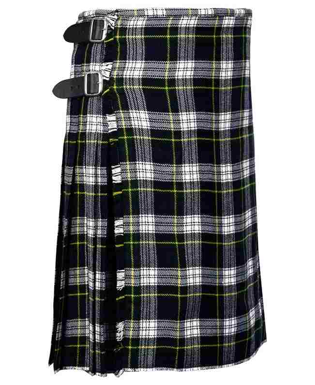 Gordon Tartan Scottish Men's Traditional 5 Yard Highland Tartan Kilt