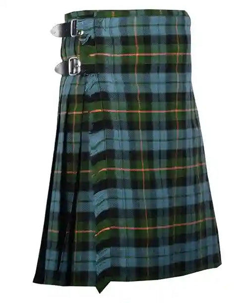 Gunn Ancient Scottish Men's Traditional 5 Yard Highland Tartan Kilt Custom Length
