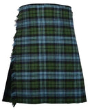 Campbell Ancient Tartan Scottish Men's Traditional 5 Yard Highland Tartan Kilt Custom Length
