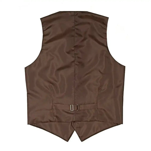 Custom Made Scottish Highland Men's Brown Tweed Argyle Kilt Jacket with 5 Buttons Vest