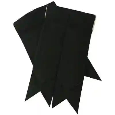 Scottish Black Plain Tartan Kilt With Jacobite Shirt Outfit Package of 6 (Six) Pieces