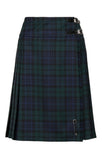 Ladies Knee Length Plaid Tartan Kilt Black Watch Ladies Skirt,Women Kilt,Girls Skirt Christmas Gift for Her