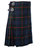 Gunn Tartan Scottish Men's Traditional 5 Yard Highland Tartan Kilt Custom Length